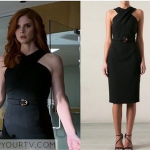Gucci black cocktail dress Italian size 40 US 4-6